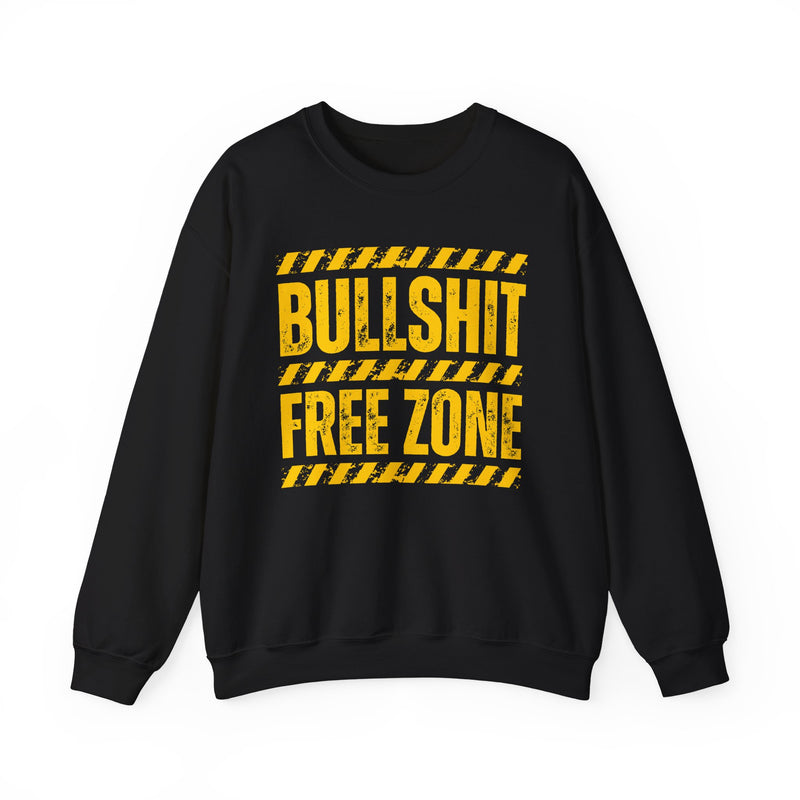 Bullshit Free Zone - Funny Energy Hoodie