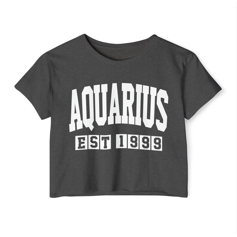Aquarius EST (YEAR) Personalization - Crop Top