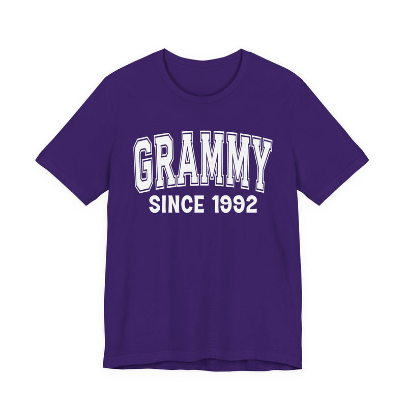 Grammy Personalization T-Shirt — Add Your Special "Since Date"