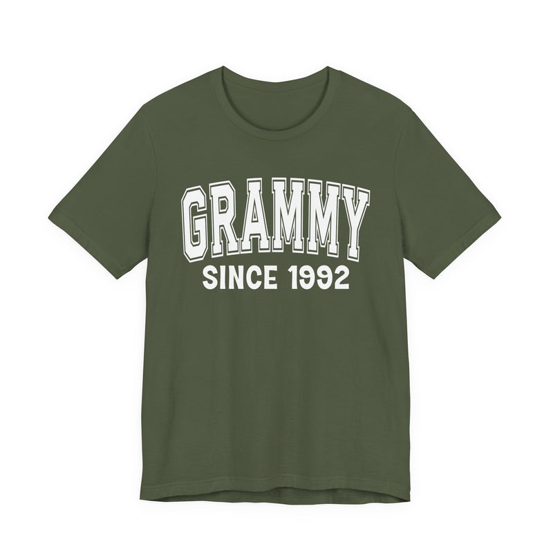 Grammy Personalization T-Shirt — Add Your Special "Since Date"