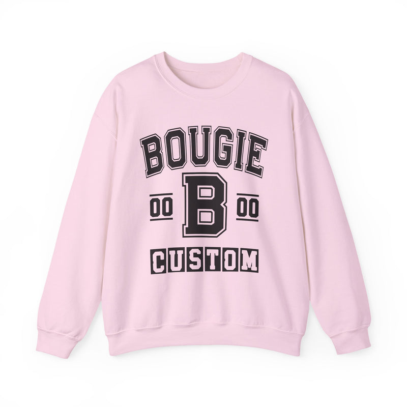 Custom Bougie Varsity Sweatshirt — Customize Birthday Day/Month/Year — Customize Gemini Season/Nation