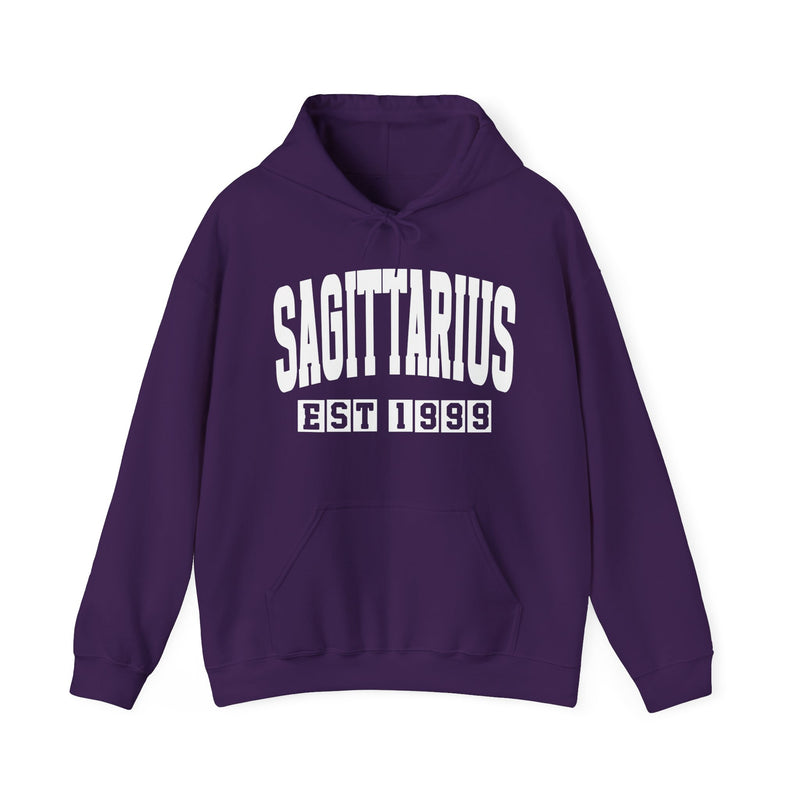 Sagittarius (EST YEAR) Personalization — Zodiac Birthday Year Hoodie