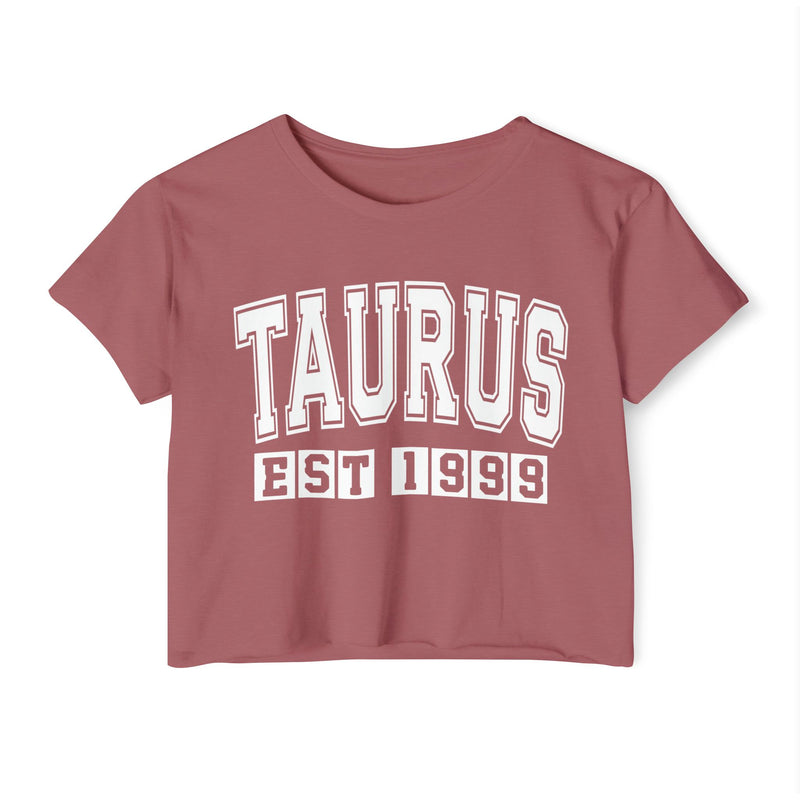 Taurus EST (YEAR) Personalization — Crop Top