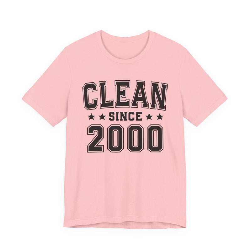 Clean Since (Personalized Date) — Bride/Married T-shirt, Wedding & Anniversary Gift