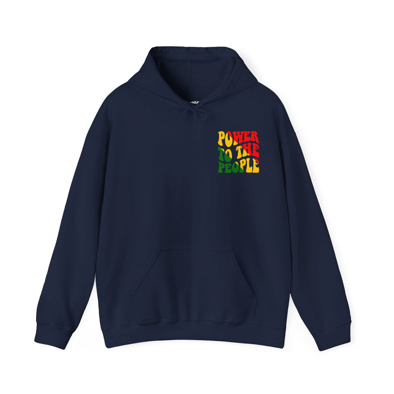 Power To The People Hoodie —back printed
