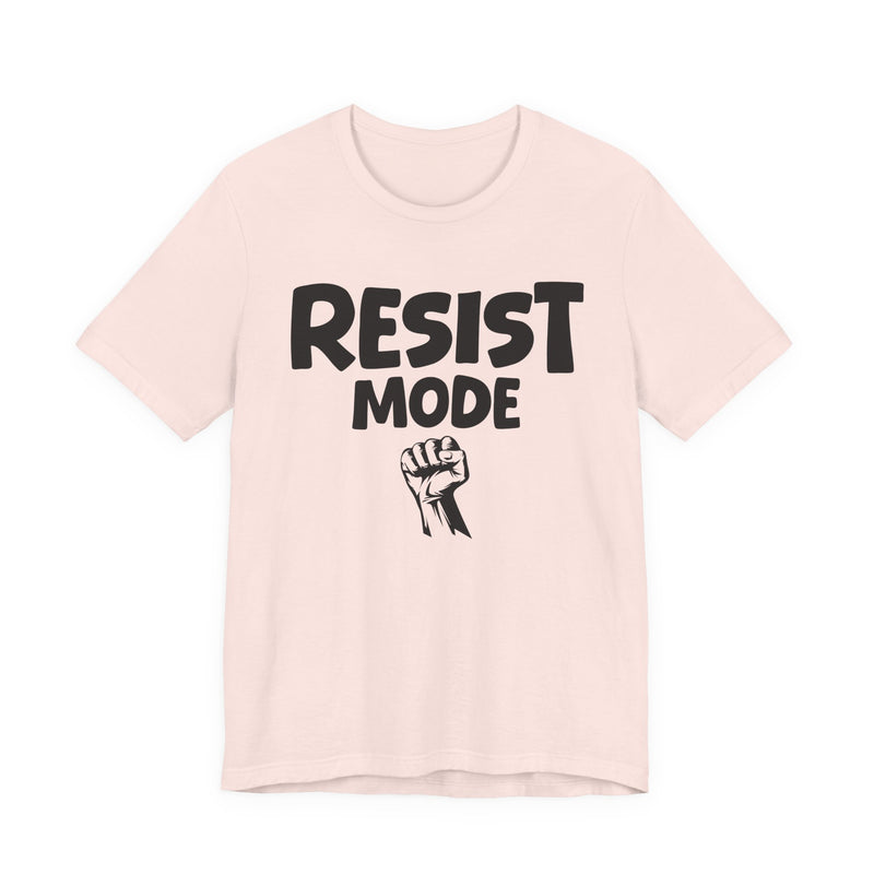 Resist Mode T-Shirt – Bold Protest Graphic T-Shirt with Raised Fist
