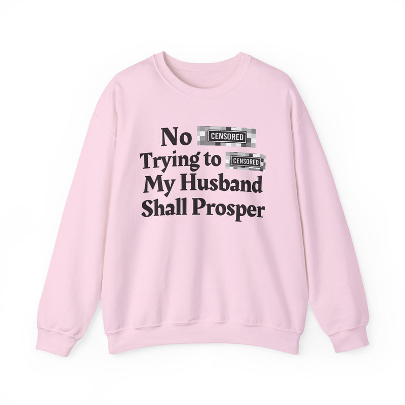 No Bitch Trying To Fuck My Husband Shall Prosper — Sweatshirt