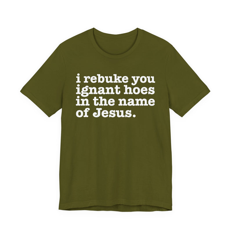 I Rebuke You Ignant Hoes In The Name Of Jesus