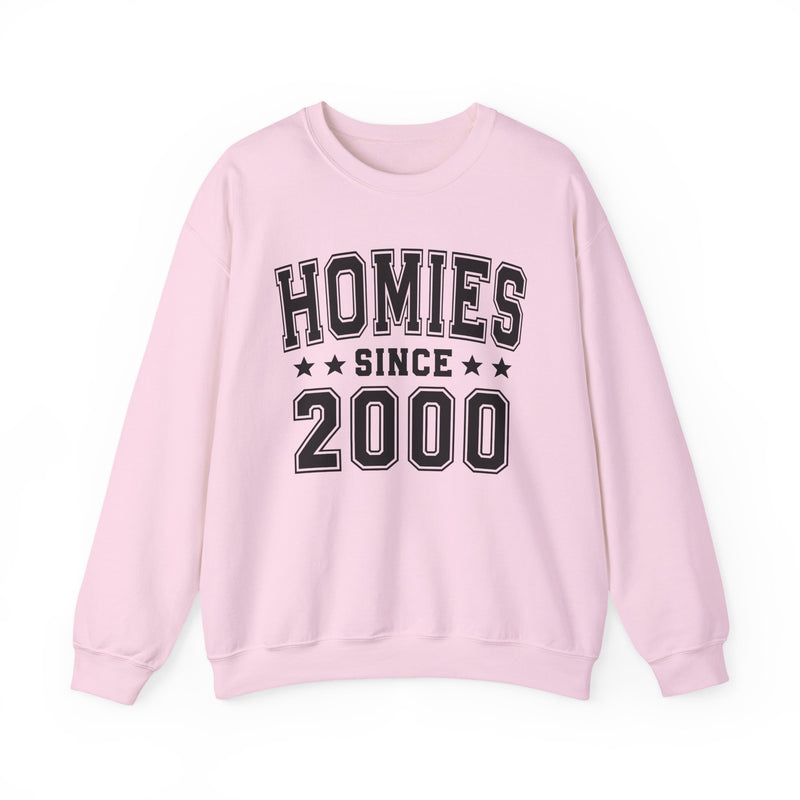 Homies Since (Personalized Date) — Friendship Milestone Sweatshirt