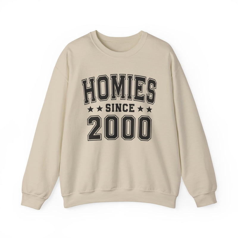 Homies Since (Personalized Date) — Friendship Milestone Sweatshirt