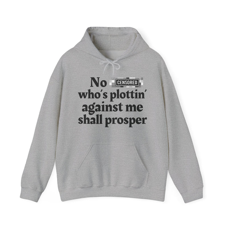 No Bitch Who's Plottin' Against Me Shall Prosper — Hoodie