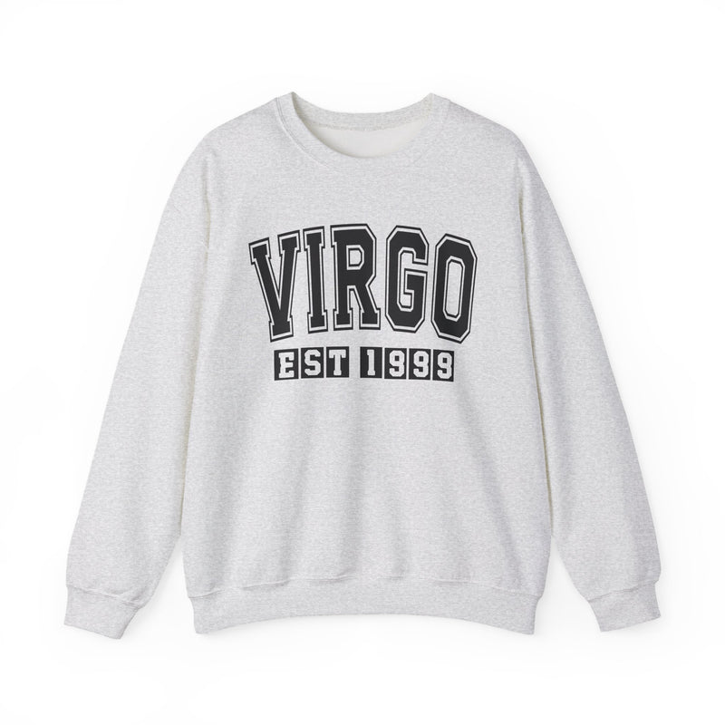 Virgo (EST YEAR) Personalization — Zodiac Graphic Sweatshirt