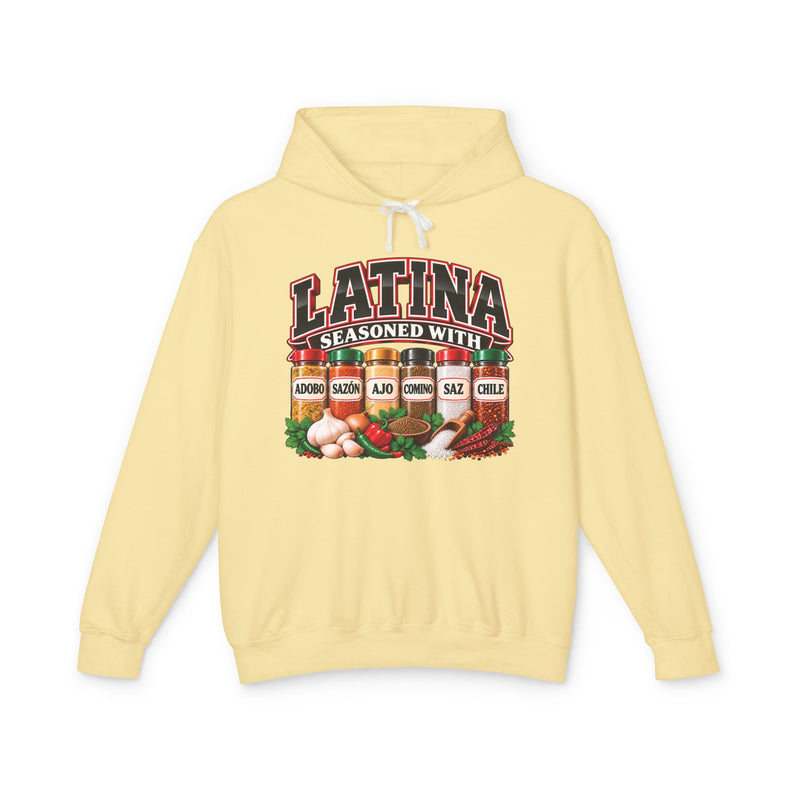 Latina Seasoned With Adobo Sazón Ajo Comino Saz Chile — Hoodie