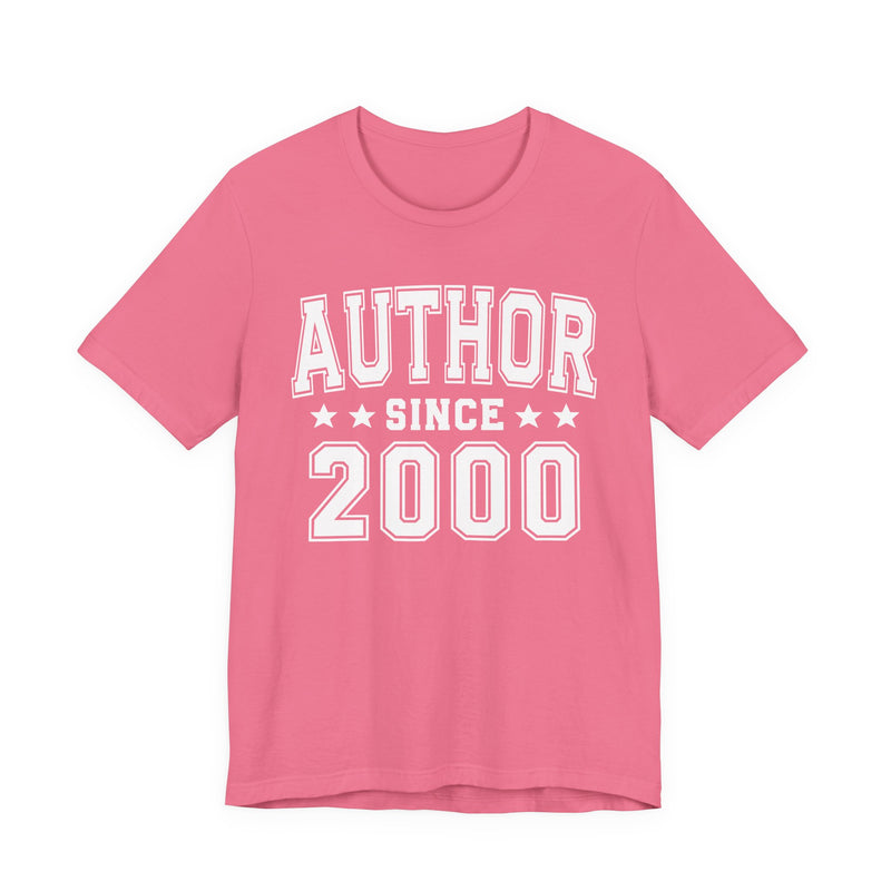 Author Since (Personalized Date) — Bride/Married T-shirt, Wedding & Anniversary Gift