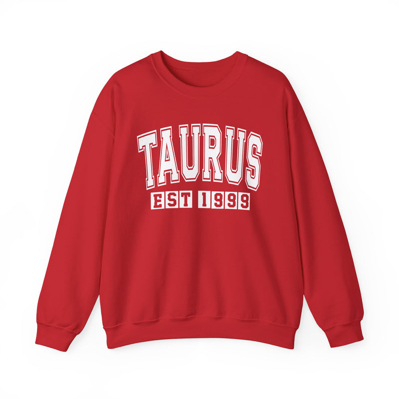 Taurus (EST YEAR) Personalization — Zodiac Graphic Sweatshirt