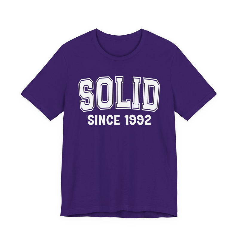 Solid Personalization T-Shirt — Add Your Special "Since Date"