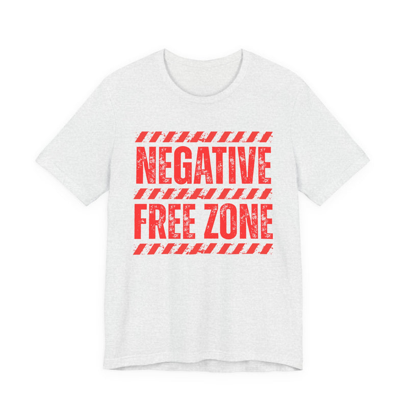 Negative Free Zone-Boundaries Setting T-Shirt