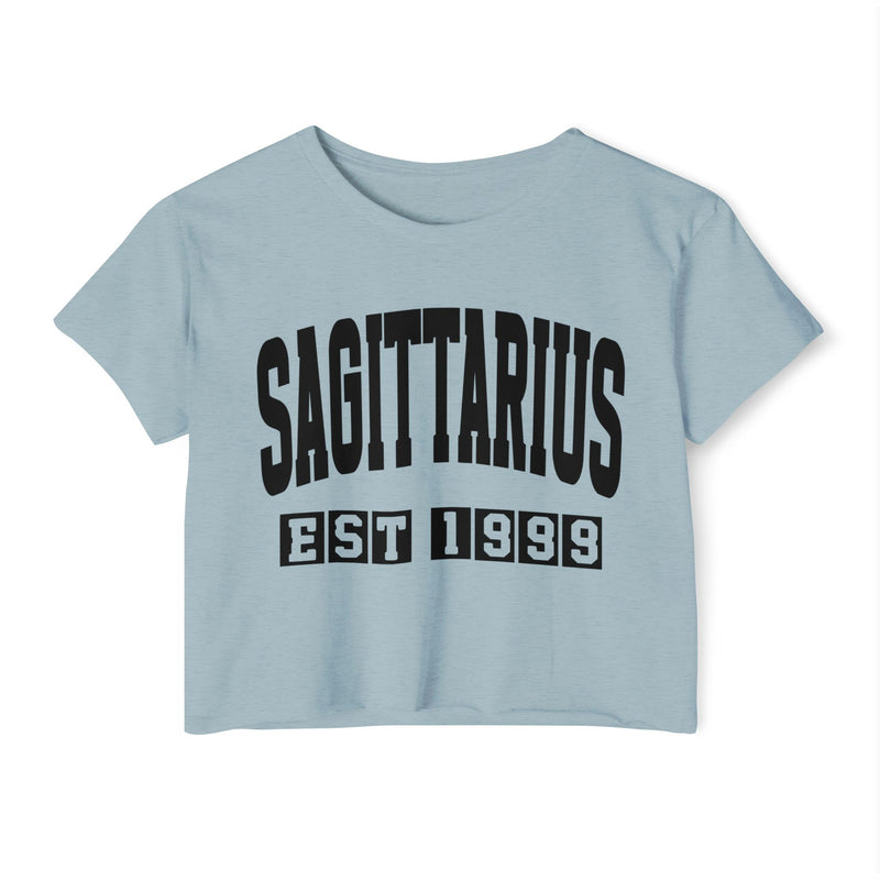 Sagittarius EST (YEAR) Personalization — Crop Top