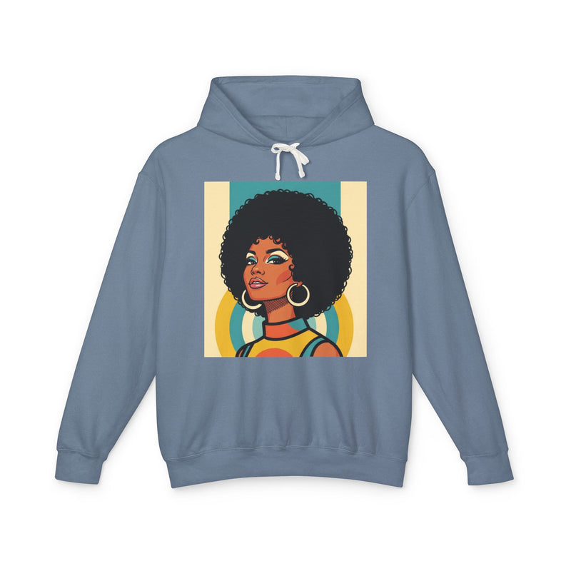 Beautiful Black Woman Portrait — African American Woman Pride Hoodie