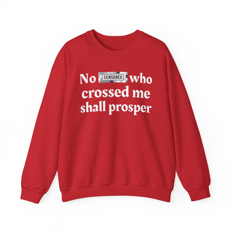 No Bitch Who Crossed Me Shall Prosper — Sweatshirt