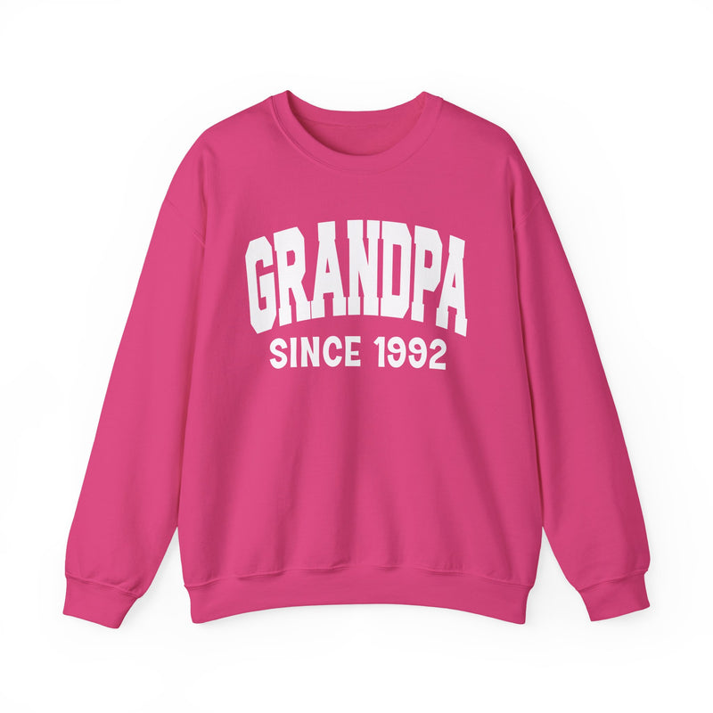 Grandpa Personalization Sweatshirt — Add Your Special "Since Date"