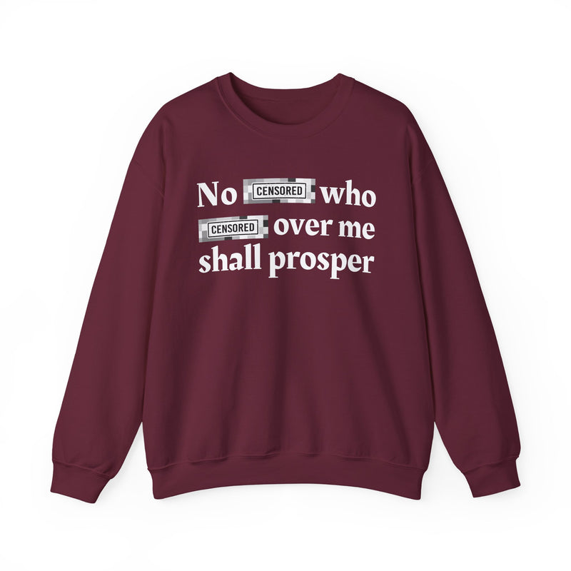 No Bitch Who Fuck Over Me Shall Prosper — Sweatshirt