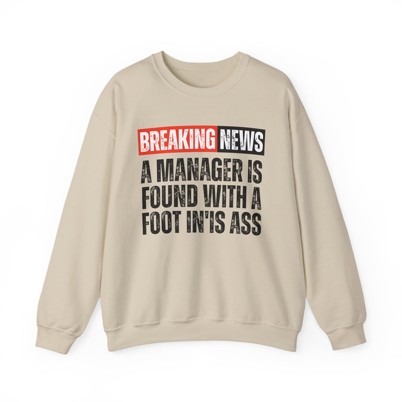 Breaking News: 9 Outta 10 People Don't Like You-Funny News Alert Sweatshirt