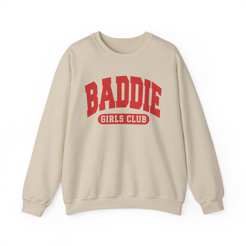 Baddie Girls Club — Retro Collegiate Sweatshirt