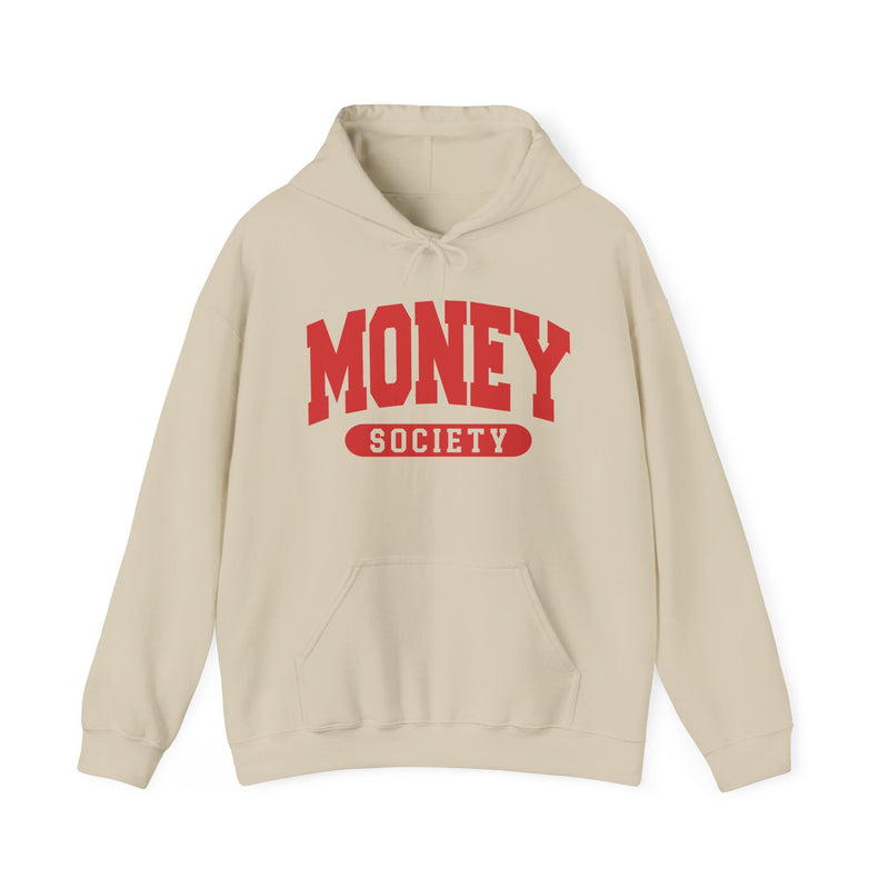 Money Society — Retro Collegiate Hoodie