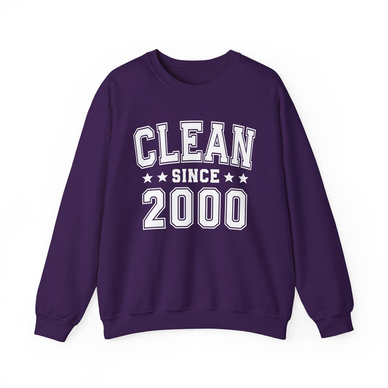 Clean Since (Personalized Date) — Bride/Married Sweatshirt, Wedding & Anniversary Gift