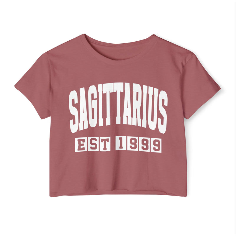 Sagittarius EST (YEAR) Personalization — Crop Top