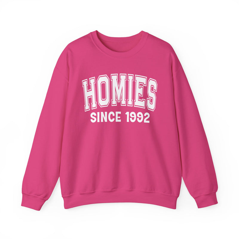 Homies Personalization Sweatshirt — Add Your Special "Since Date"