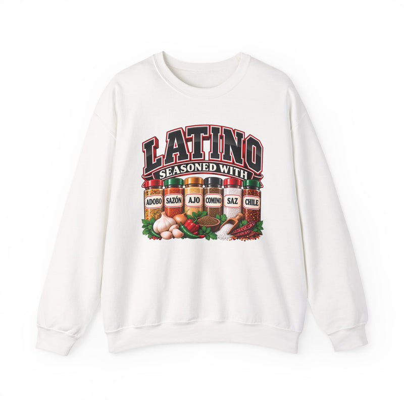 Latino Seasoned With Adobo Sazón Ajo Comino Saz Chile — Sweatshirt
