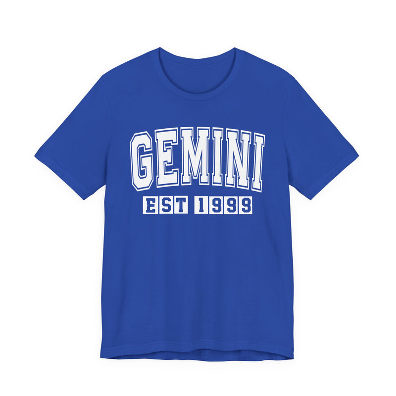 Gemini EST (YEAR) Personalization — Zodiac Birthday T-Shirt