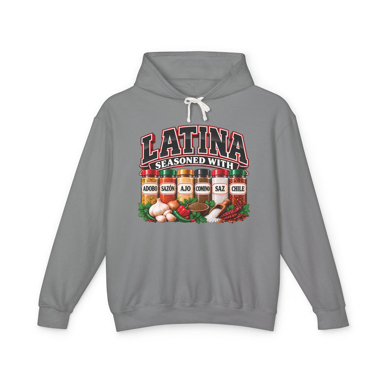 Latina Seasoned With Adobo Sazón Ajo Comino Saz Chile — Hoodie