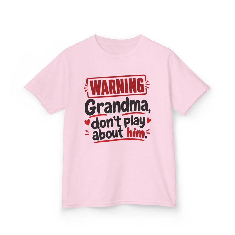 Grandma, Don't Play About Him — Youth Parent Child T-shirt