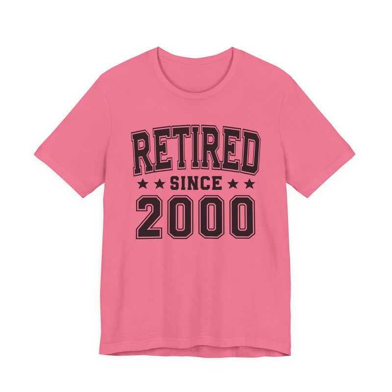 Retired Since (Personalized Date) — Bride/Married T-shirt, Wedding & Anniversary Gift