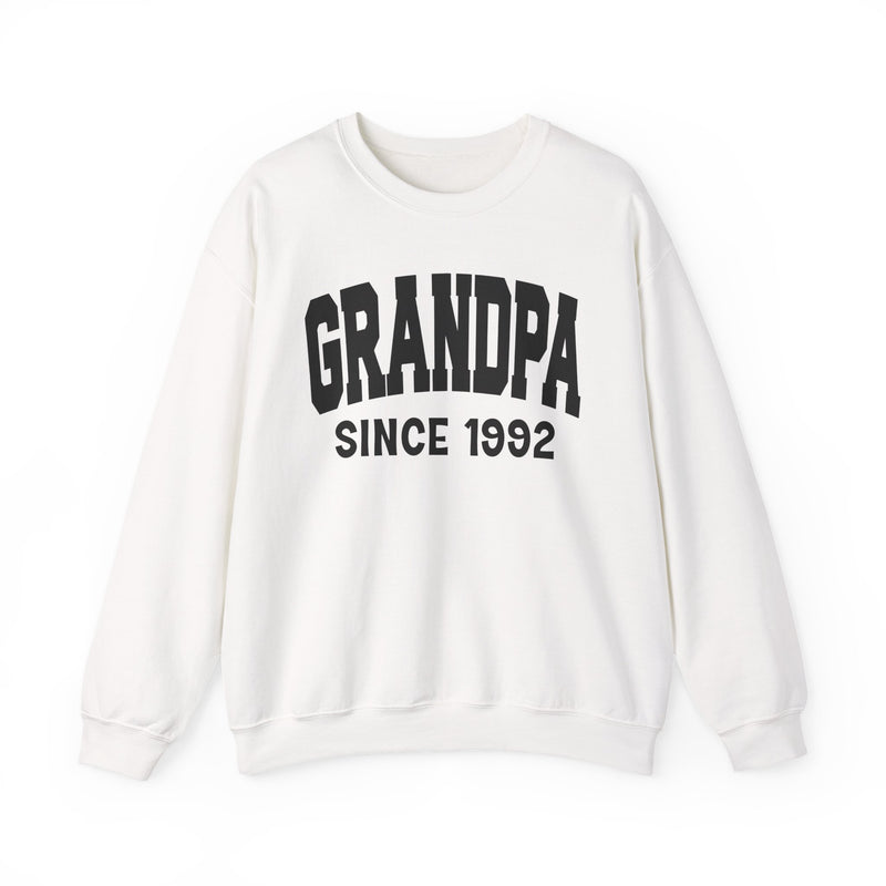 Grandpa Personalization Sweatshirt — Add Your Special "Since Date"