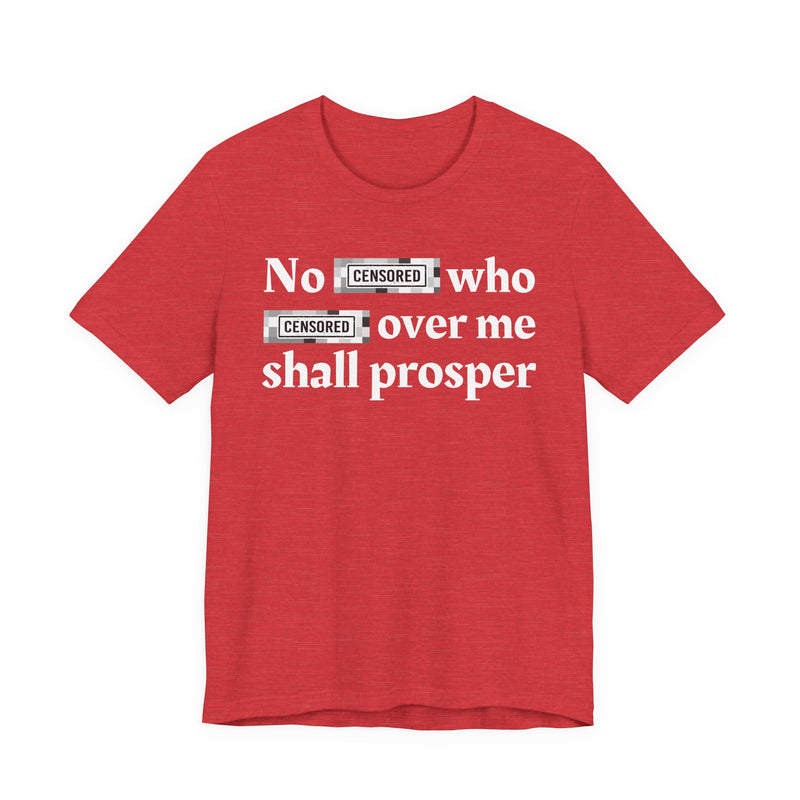 No Bitch Who Fucked Over Me Shall Prosper — T-Shirt