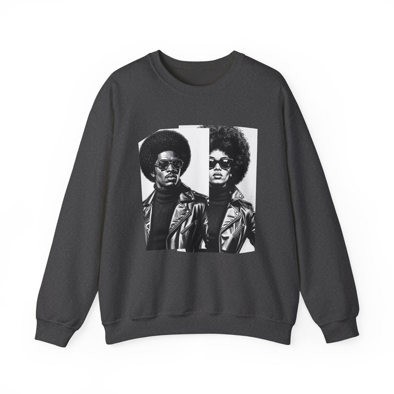 70s Portrait Of Black Couple - African American Pride Sweatshirt