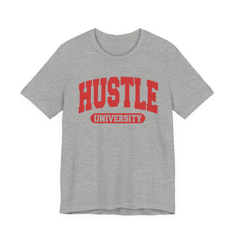 Hustle University — Retro Collegiate T-Shirt