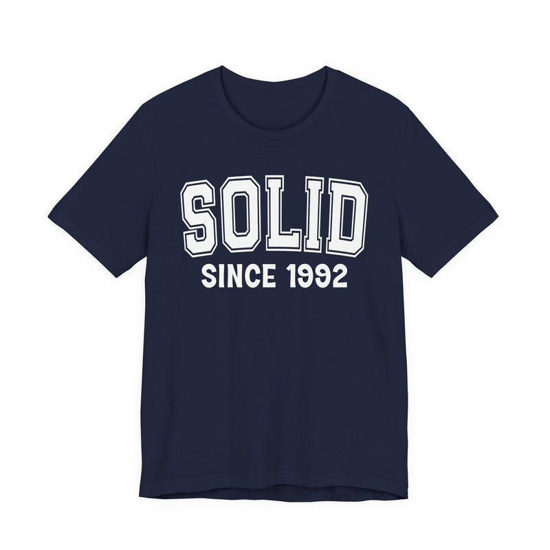 Solid Personalization T-Shirt — Add Your Special "Since Date"