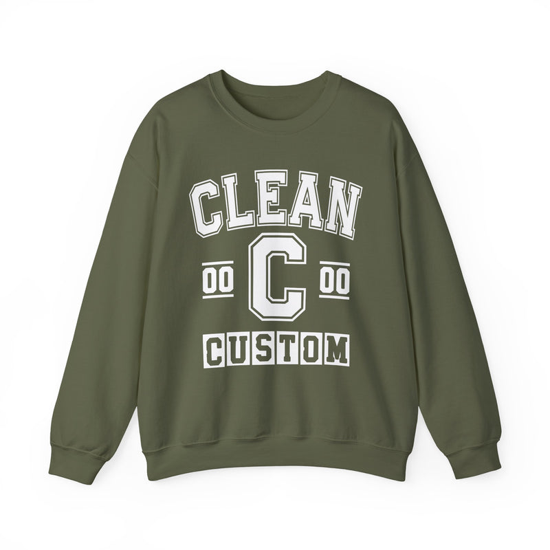 Custom Clean Varsity Sweatshirt — Customize Birthday Day/Month/Year — Customize Gemini Season/Nation