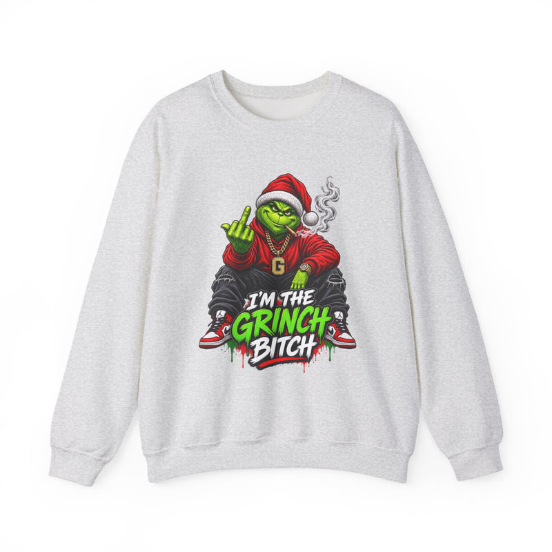 I'm The Grinch Bitch — Fuck Christmas Holiday Protest Sweatshirt