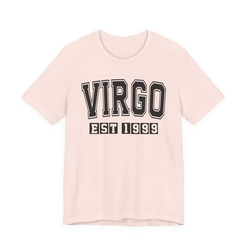 Virgo EST (YEAR) Personalization — Zodiac Birthday T-Shirt