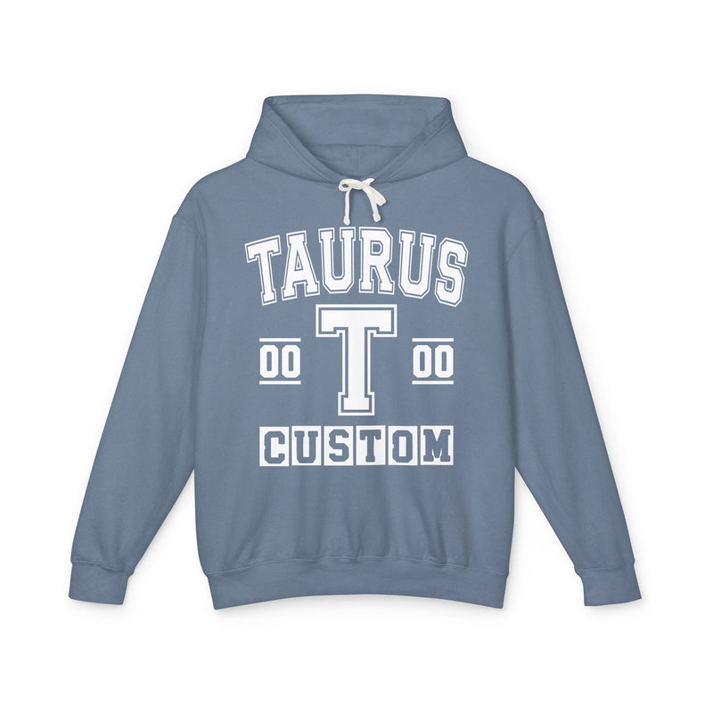 Custom Taurus Varsity Hoodie — Customize Birthday Day/Month/Year — Customize Gemini Season/Nation