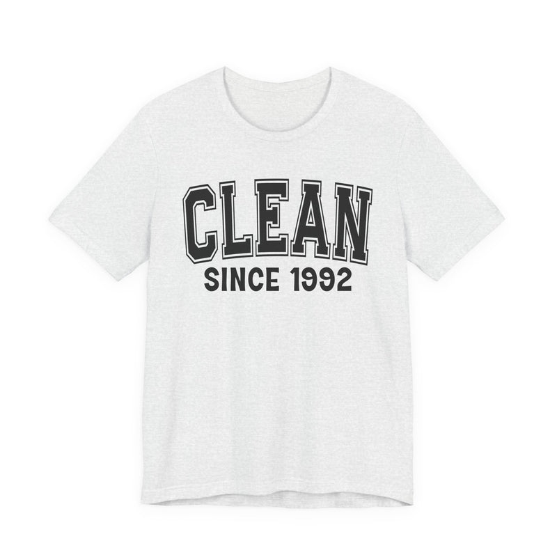 Clean Personalization T-Shirt — Add Your Special "Since Date"