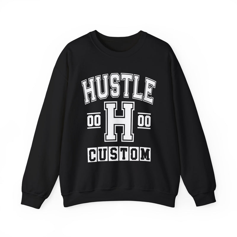 Custom Hustle Varsity Sweatshirt — Customize Birthday Day/Month/Year — Customize Gemini Season/Nation
