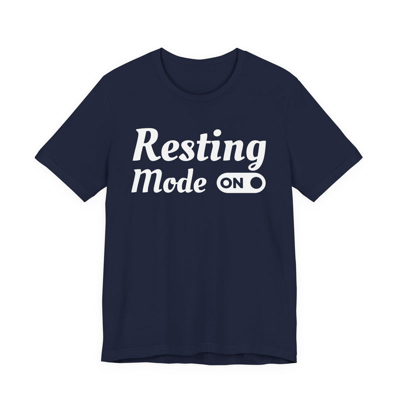 Resting Mode On T-Shirt