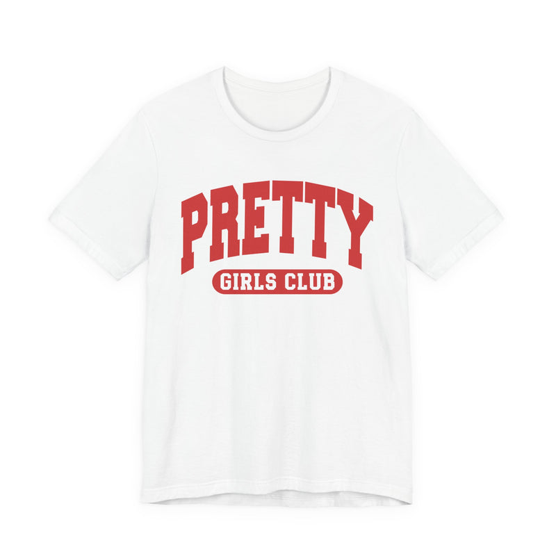 Pretty Girls Club — Retro Collegiate T-Shirt